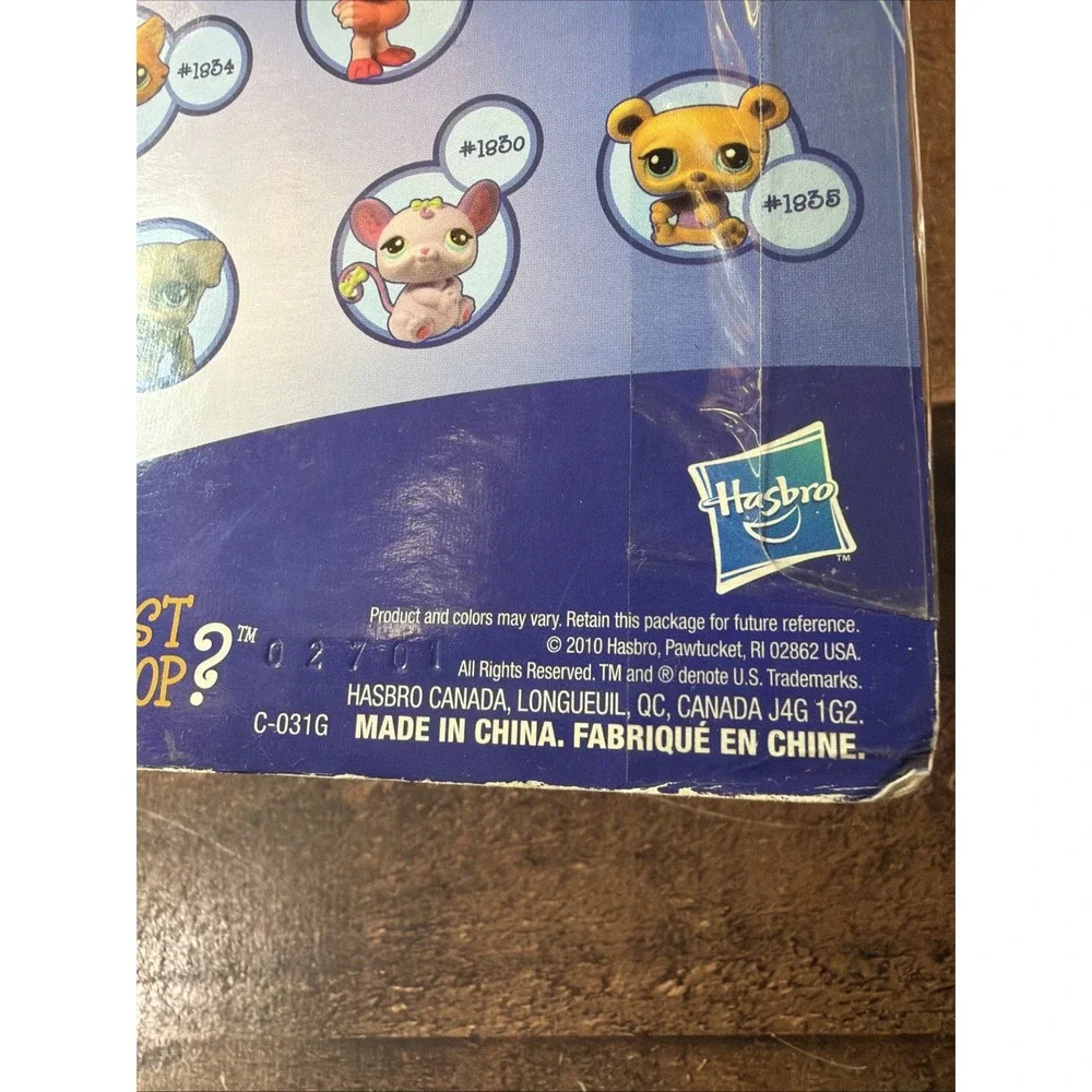 Littlest Pet Shop Pet Pairs #1832 Jack Russell Dog & #1833 Cow NIB 2010 Vintage